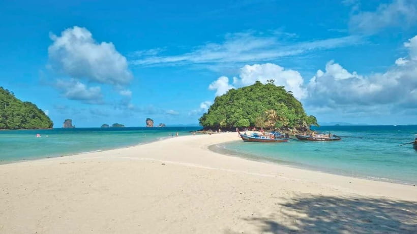 Krabi: 4 Islands Hopping & Snorkeling Tour - Thale Waek and the disappearing sandbar