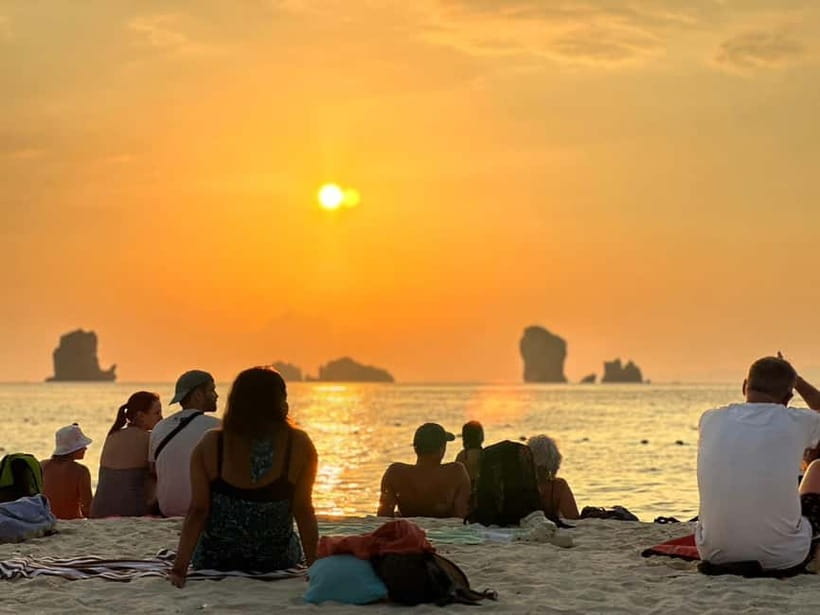 Krabi: 7 Islands Sunset by Longtail Boat with Snorkeling - Koh Raeng and the glowing water