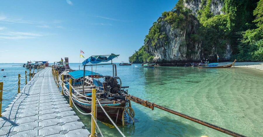Krabi: Hong Islands Snorkeling with Lunch by Longtail Boat - Leaving Ao Nang for the Hong Islands