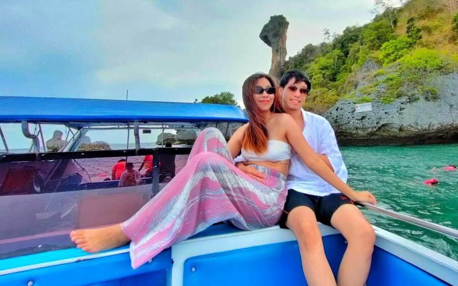 Krabi: Seven Islands Snorkel Cruise with Dinner - From your hotel to Ao Nang Pier