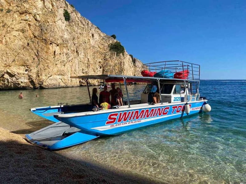Krk: Swimming and Snorkeling tour on Golden Bay - The ride toward Stara Baška