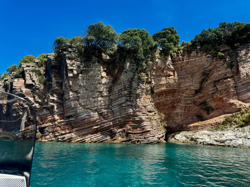 Ksamil Pigeon Cave Snorkeling free Drinks Speedboat In Group - Monastery Beach and the Cave Photo Stop