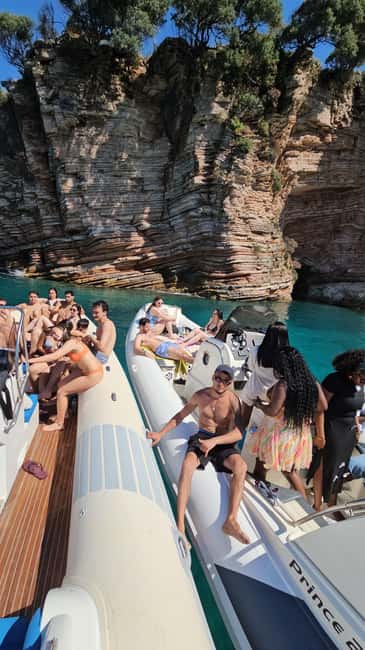 Ksamil Pigeon Cave Snorkeling free Drinks Speedboat In Group - Pigeon Cave, the Main Event