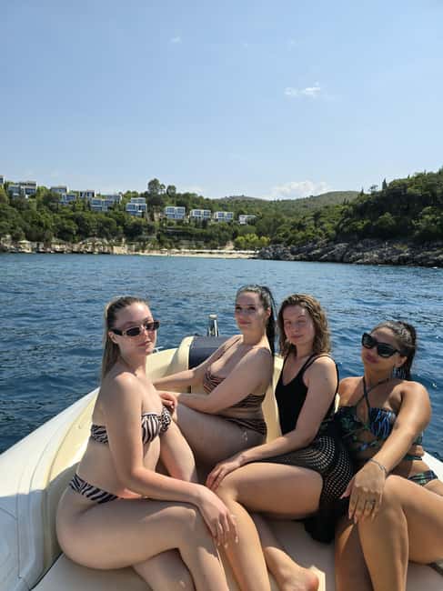 Ksamil Pigeon Cave Snorkeling free Drinks Speedboat In Group - Pulbardha, Pasqyrat, and Mirror Beach
