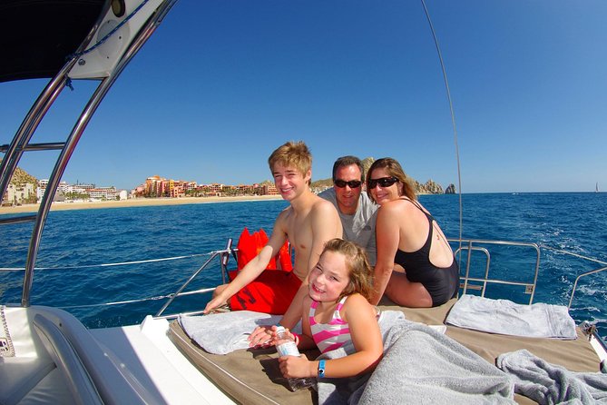 Lands End Luxury Sail and Snorkel Cruise in Cabo San Lucas - Sailing past El Arco and Lover’s Beach