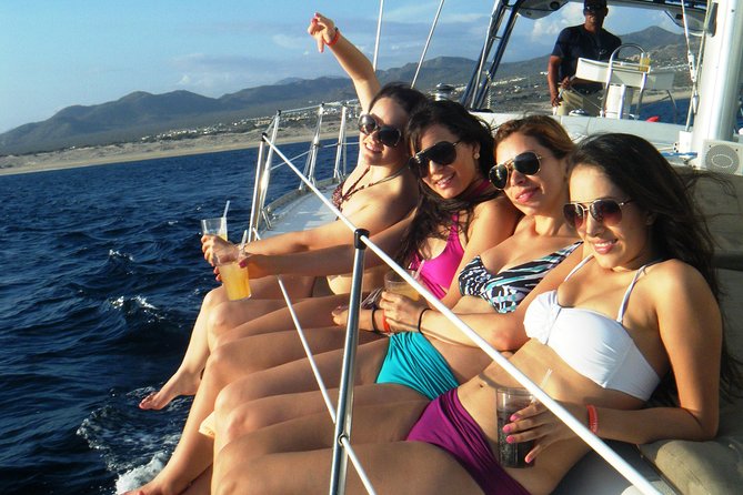 Lands End Luxury Sail and Snorkel Cruise in Cabo San Lucas - Lunch, chips, and an open bar at sea