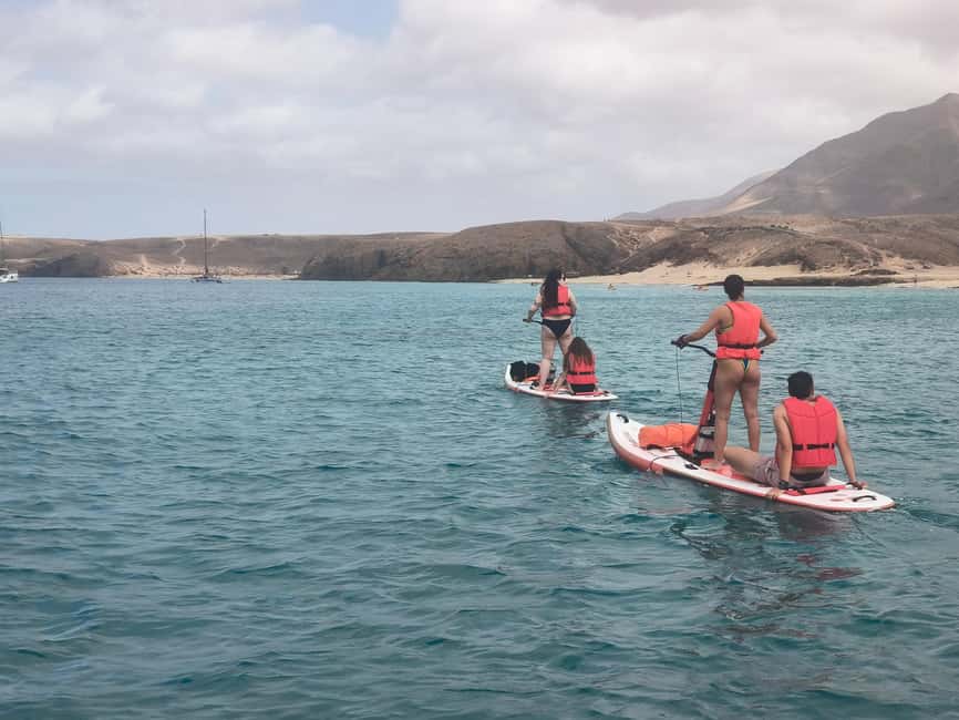 Lanzarote: Electric Paddle Surf and Snorkel Excursion at Papagayo Beach - What the guides add to the experience