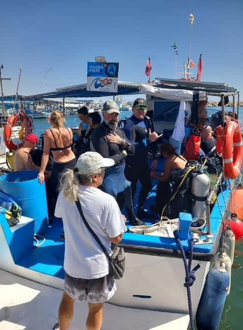 Larnaca: Snorkelling Zenobia Wreck Plus Mini Cruise - The short boat ride and safety briefing