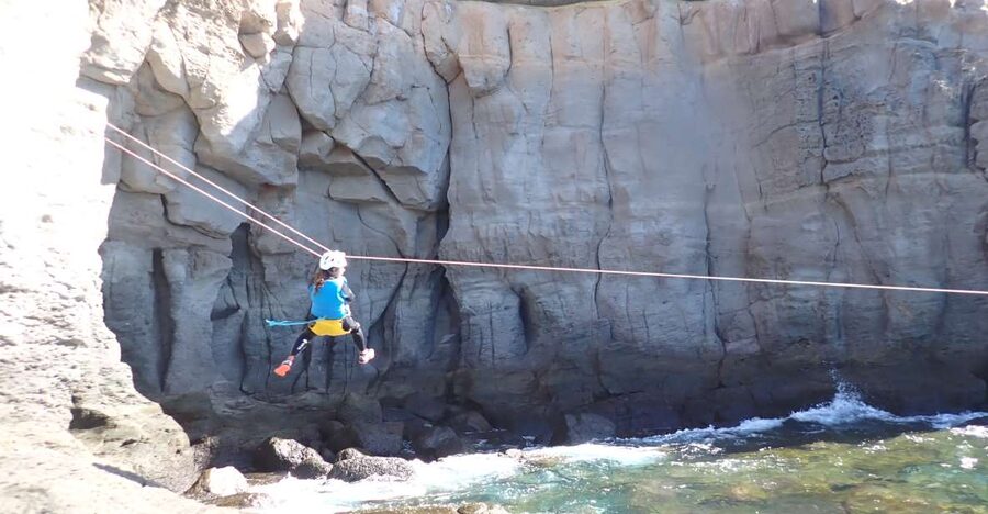 Las Palmas: Coastering, Via Ferrata, Water Jumping & Snorkel - Starting at Medio Almud Beach
