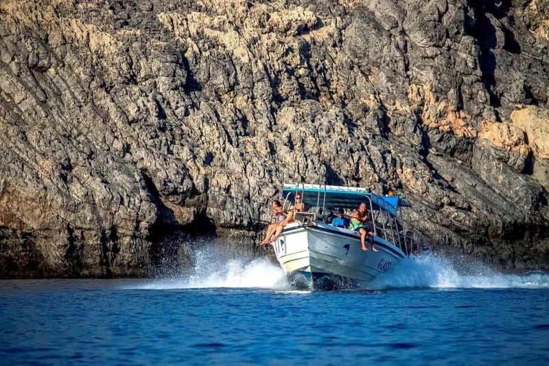 Lindos: Glass Bottom Boat Tour with Snorkeling - What the three-hour trip feels like