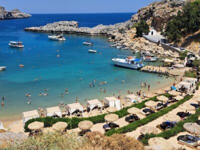 Lindos,Pefkos: All inclusive Swim & Snorkel Boat Cruise