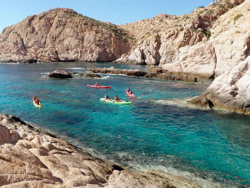 Los Cabos: Kayaking and Snorkeling in Two Pristine Bays - Paddling past cliffs, caves, and crashing water