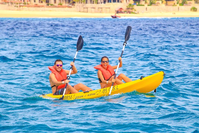 Los Cabos Power snorkel Adventure, Kayaking and Stand-Up Paddle - Chileno Bay is the main activity stop