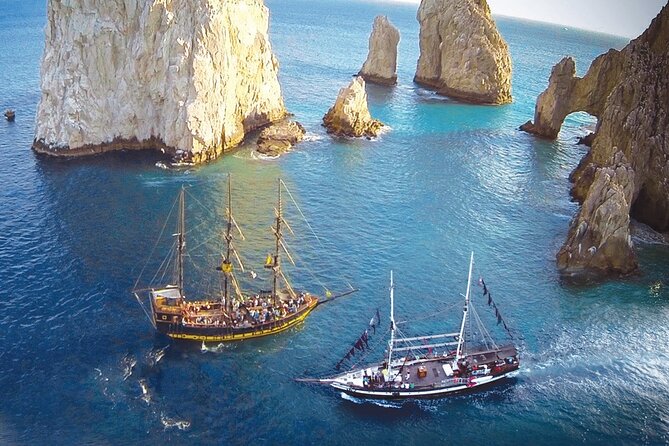 Los Cabos Snorkel & Pirate Ship Fun Adventure with Lunch - El Arco and Lands End: the best photo stop