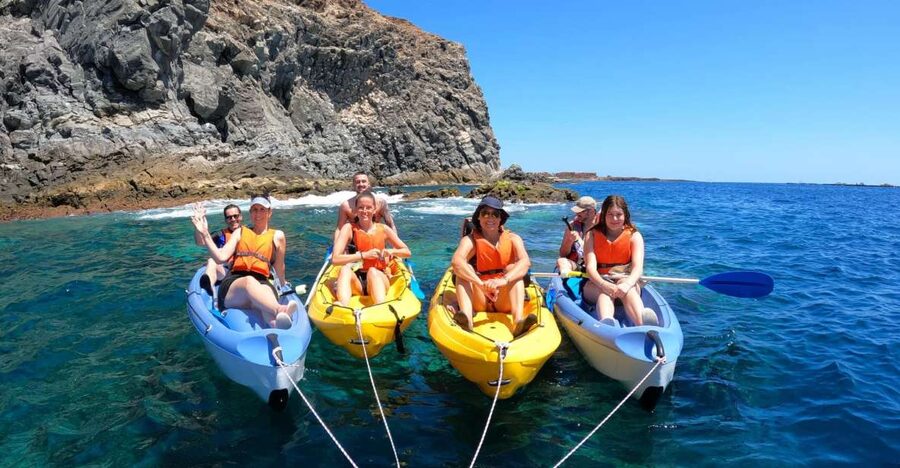 Los Cristianos: Kayaking and Snorkeling with Marine Wildlife - Thirty minutes of snorkeling near Palm-Mar