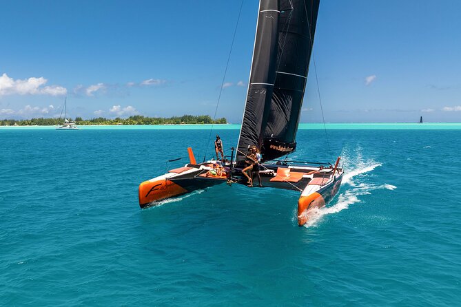 LUXURY Catamaran Bora Bora : Sailing, Snorkeling & Floating Bar - Paradise Bay and the floating bar