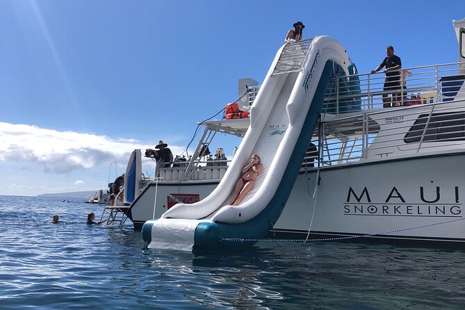 Maui: Molokini & Turtle Town Snorkel & Waterslide Adventure - Breakfast before the first snorkel