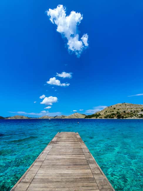 Mikado Kornati Excursion with snorkeling and hiking stops - Leaving Foša port with breakfast on board