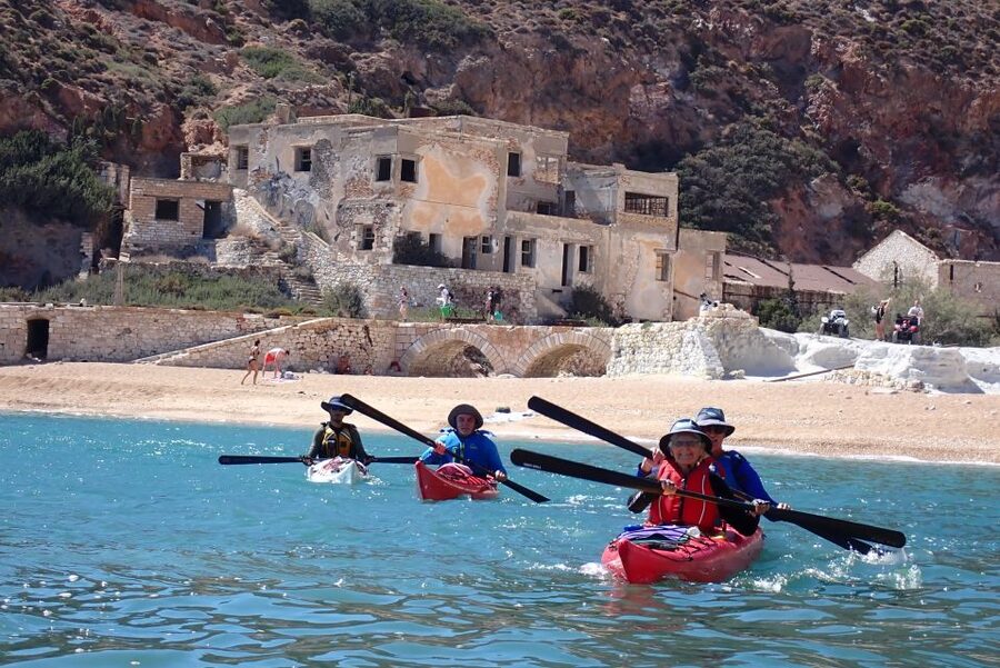 Milos: Guided Kayaking Trip with Snorkelling & Lunch - The second paddle: caves, arches and quiet coves