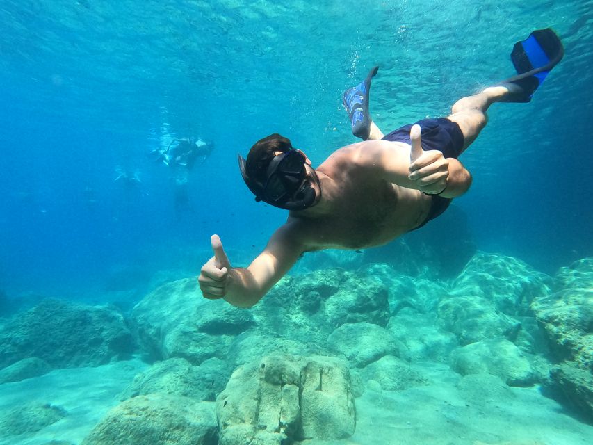 Milos: Half-Day Speedboat Cruise to Klefiko with Snorkeling - Kalogries Bay and the final swim