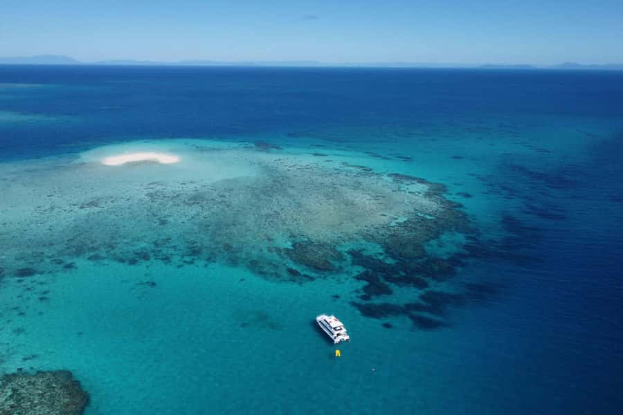 Mission Beach: Outer Great Barrier Reef & Dunk Island Tour - The catamaran crossing from Clump Point