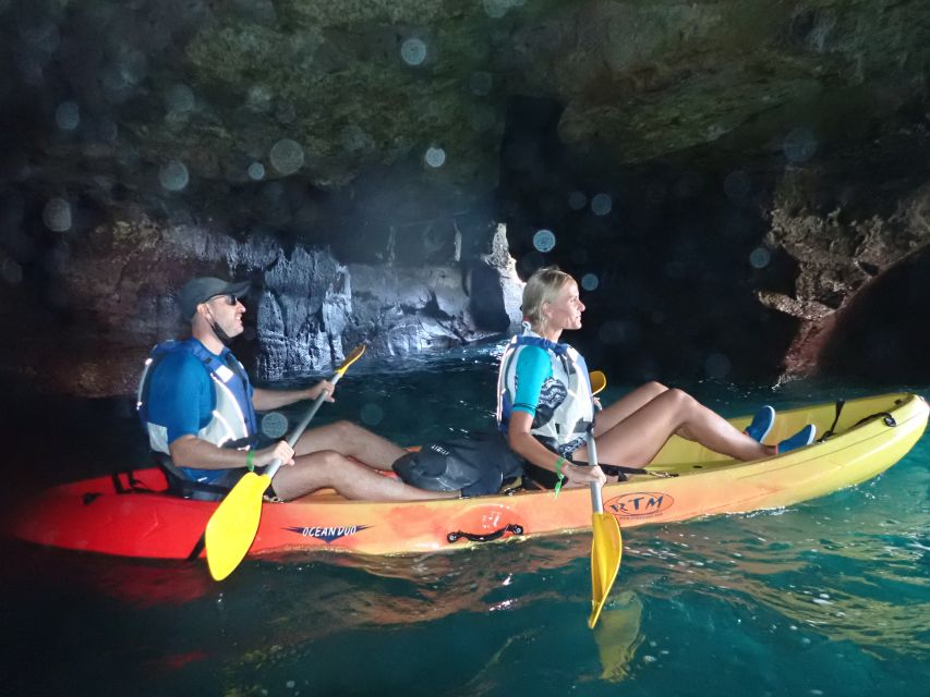 Mogán: Guided Kayak to Caves and Snorkeling Tour - Optional cliff jumps for a controlled thrill