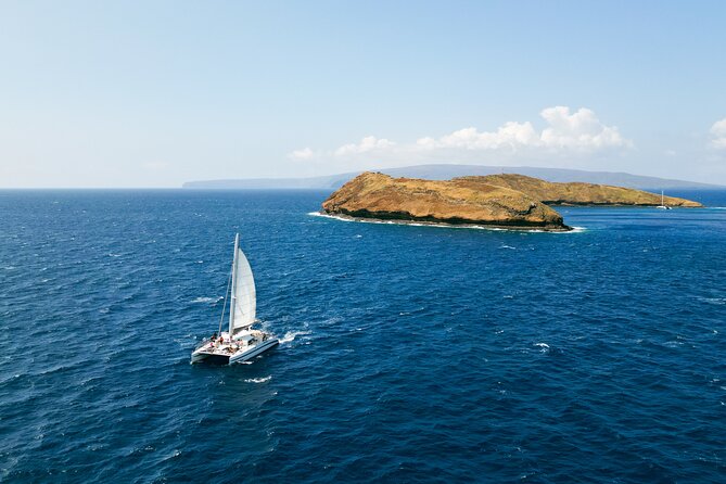 Molokini Snorkel and Performance Sail: Mā’alaea Harbor - Breakfast, coffee, and the sail toward Molokini