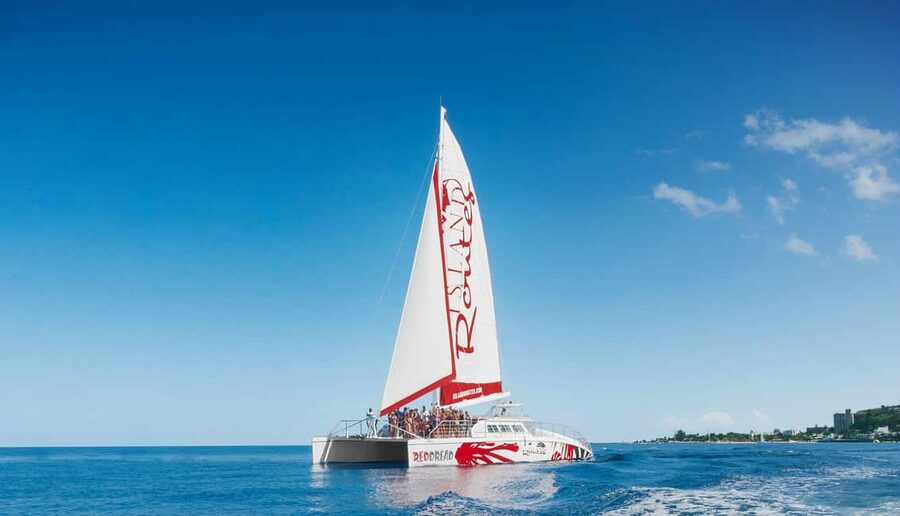 Montego Bay: Reggae Family Catamaran Cruise with Snorkeling - Sailing Jamaica’s north coast by catamaran
