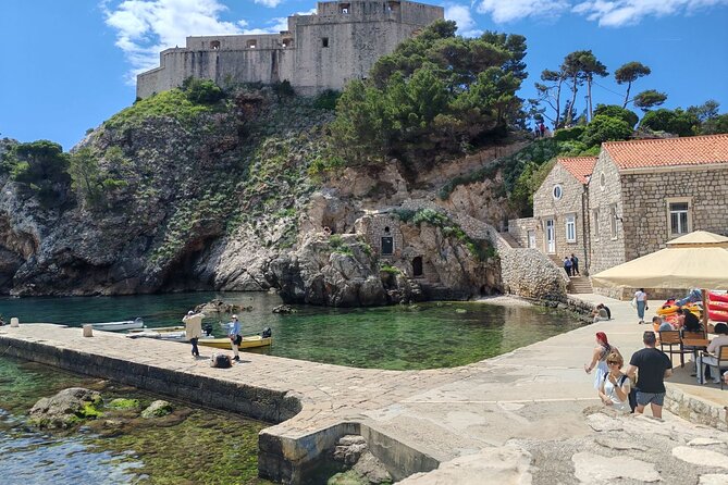Morning and Day Tours - Sea Kayaking & Snorkelling Dubrovnik - Old Town walls and Lovrjenac Fort from the Adriatic