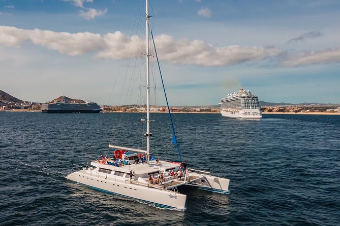 Multimillion Yacht Cabo Cruise Sunset or Snorkel Optional PICKUP! - Choosing between snorkeling and sunset