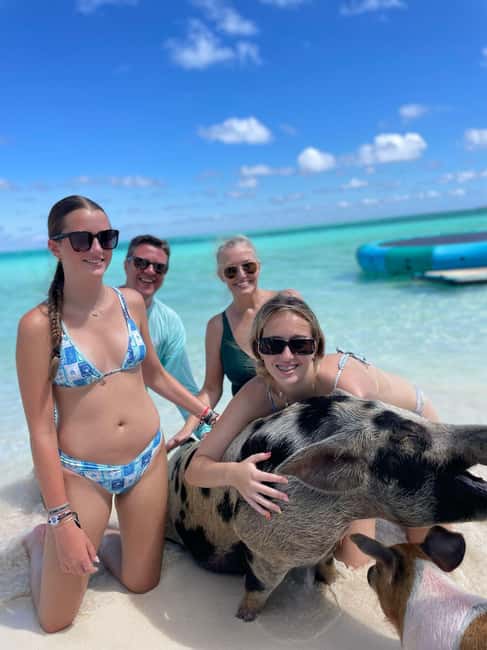 Nassau: 3-Island Snorkel Tour with Pigs, Beach Club, & Lunch - A four-hour island sampler from Nassau