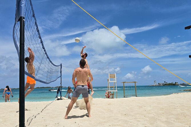 Nassau Swimming Pigs: Snorkeling, Lunch & Private Beach Club - Meeting the pigs at the private beach