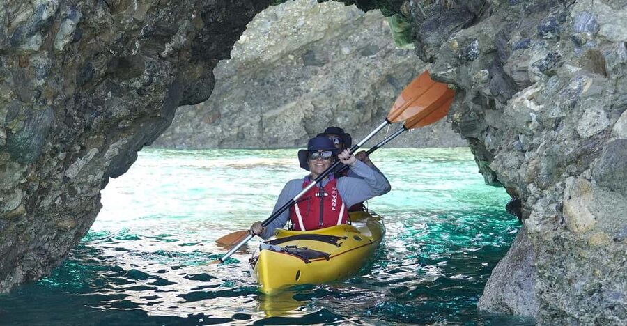 Naxos: Kampos Farm Sea Kayak Tour with Snorkeling & Picnic - The Ktima Kampos farm visit