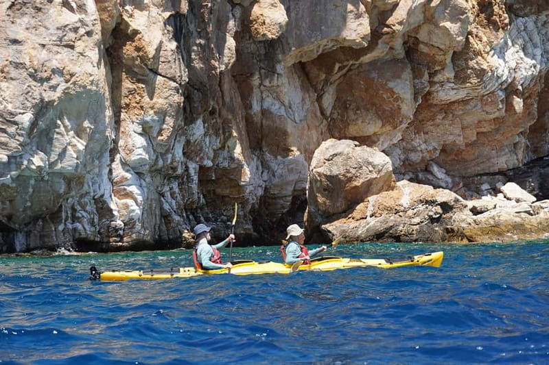 Naxos: Rina Cave Sea Kayak Tour with Snorkeling and Picnic - A quiet beach, snorkeling, and a proper picnic