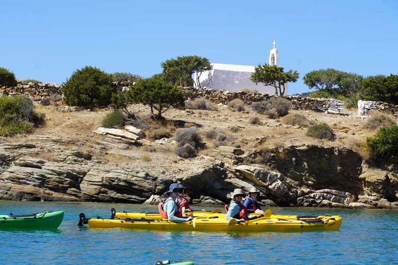 Naxos: Rina Cave Sea Kayak Tour with Snorkeling and Picnic - The people guiding your day