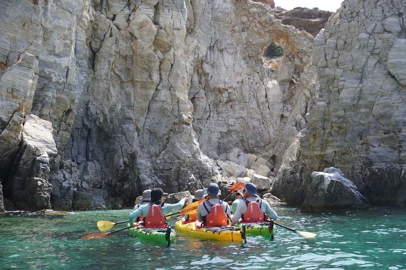 Naxos: Rina Cave Sea Kayak Tour with Snorkeling and Picnic - Timing, fitness, and who should book