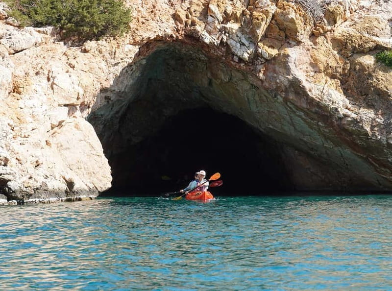 Naxos: Rina Cave Sea Kayak Tour with Snorkeling and Picnic - Starting at Kalantos Beach