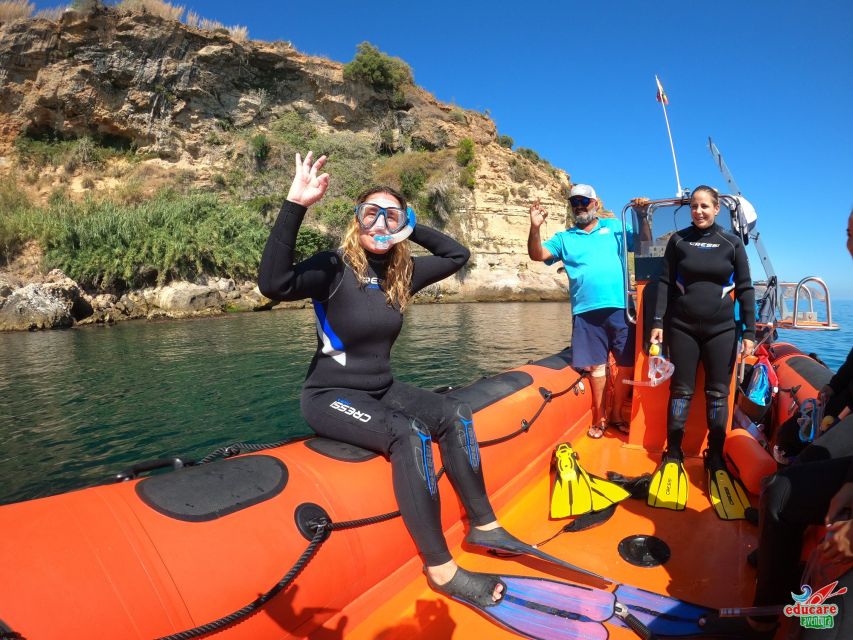 Nerja-Maro: Snorkeling & Sea Scooter Speedboat Trip - Trying the sea scooter