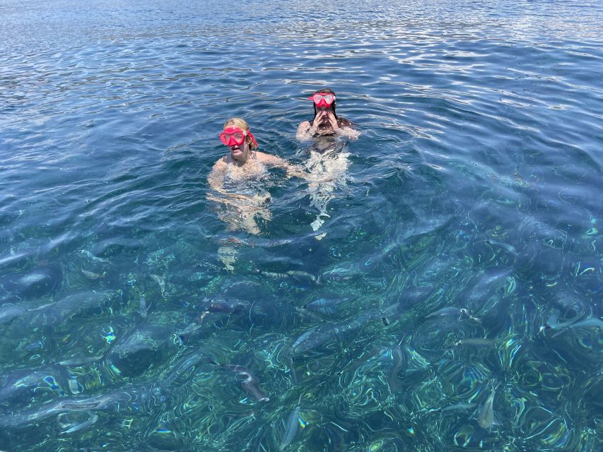 Nice: Monaco & Mala Caves Boat Trip with Snorkeling - The long swim at La Réserve de la Mala