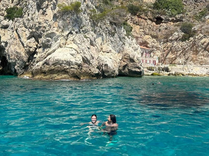 Nice: Secret Riviera Boat Tour to Mala cave with Snorkeling - Villefranche Bay from the water