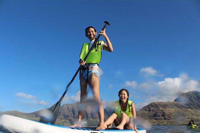 Oahu Dolphin and Snorkel Tour with Waikiki Pickup & Lunch - The slide, kayaks, paddle boards, and Hawaiian hula