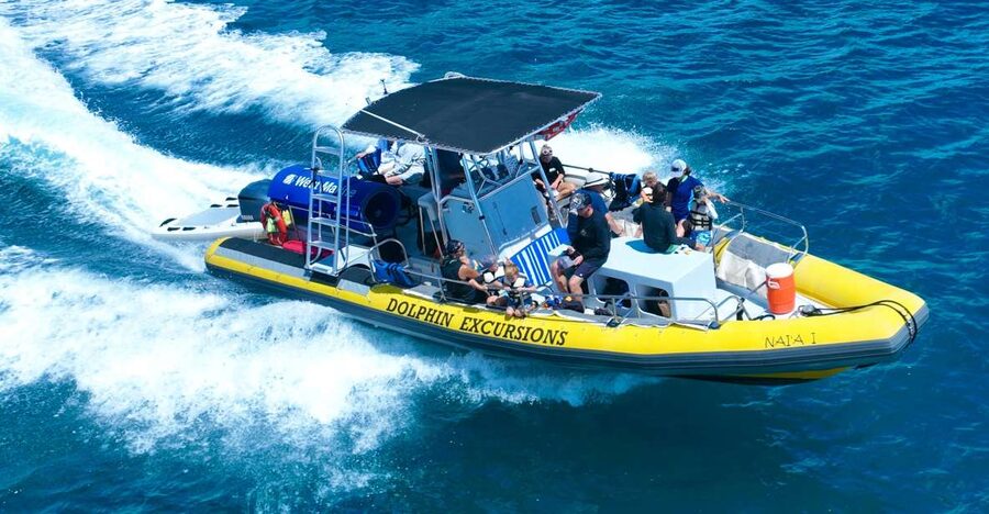 Oahu: Dolphin Swim and Turtle Snorkel Excursion in Waianae - Getting aboard the 32-foot boat