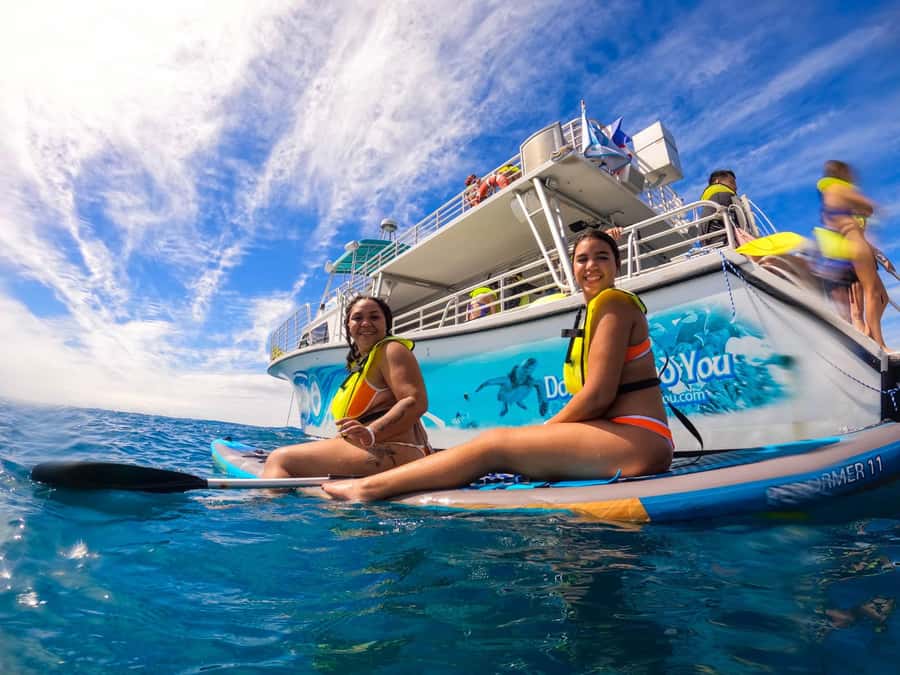 Oahu: Dolphin Watching & Turtle Snorkeling with Waterslide - Should you book the dolphin and turtle cruise?