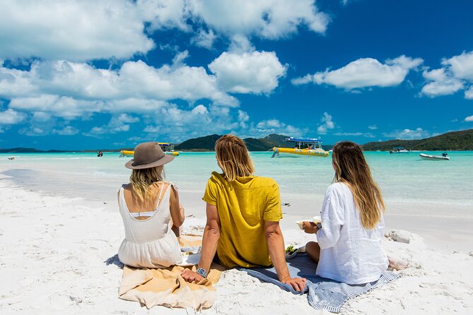 Ocean Rafting: Whitehaven Beach, Snorkelling & Hill Inlet Lookout - Food, drinks, sun, and the practical details