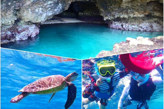 Okinawa Ishigaki Blue Cave Snorkeling Tour - Snorkeling over coral and fish