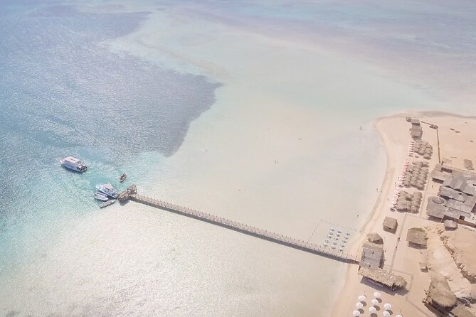 Orange Bay Island Snorkeling Trip With Water Sports - Hurghada - Orange Bay: beautiful water, commercial atmosphere