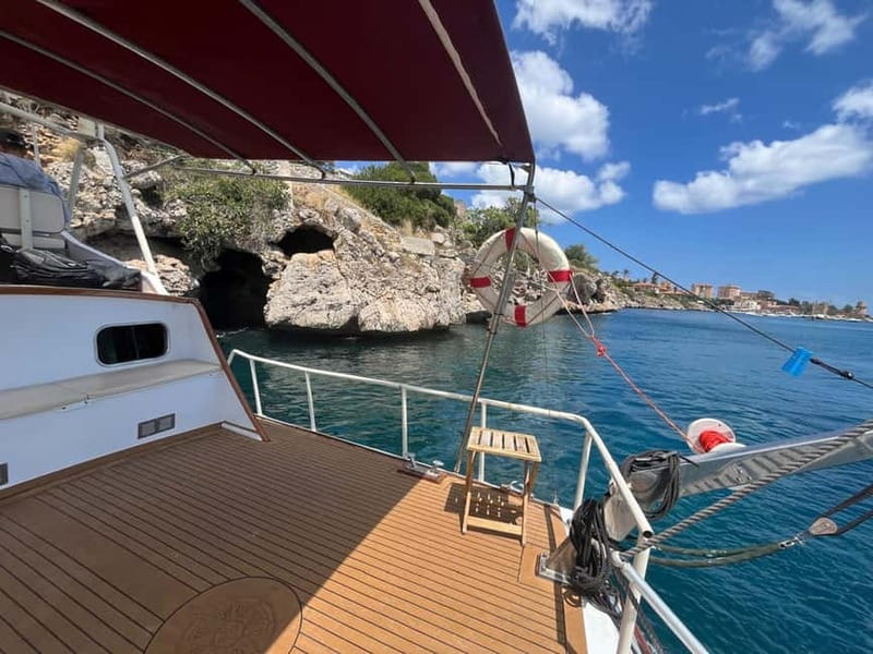 Palermo: Boat Tour With Aperitif Snorkeling And Cave Tour - Mondello Bay: the first proper swim