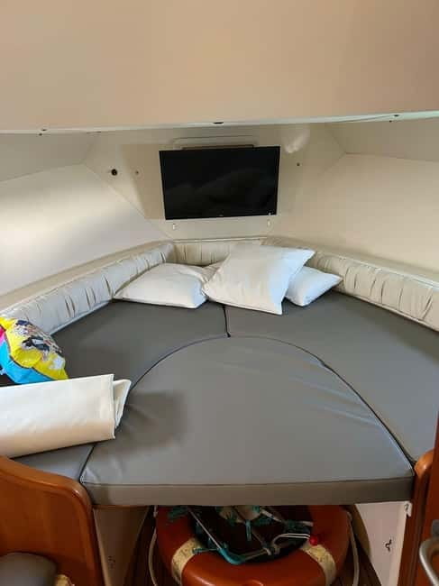 Palermo: Luxury Boat Tour with Snacks and Snorkeling - A comfortable boat with room to spread out
