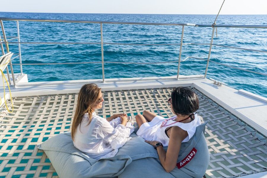 Palma: Catamaran Cruise with Swimming and Snorkelling - Swimming, snorkeling, and jumping from the boat