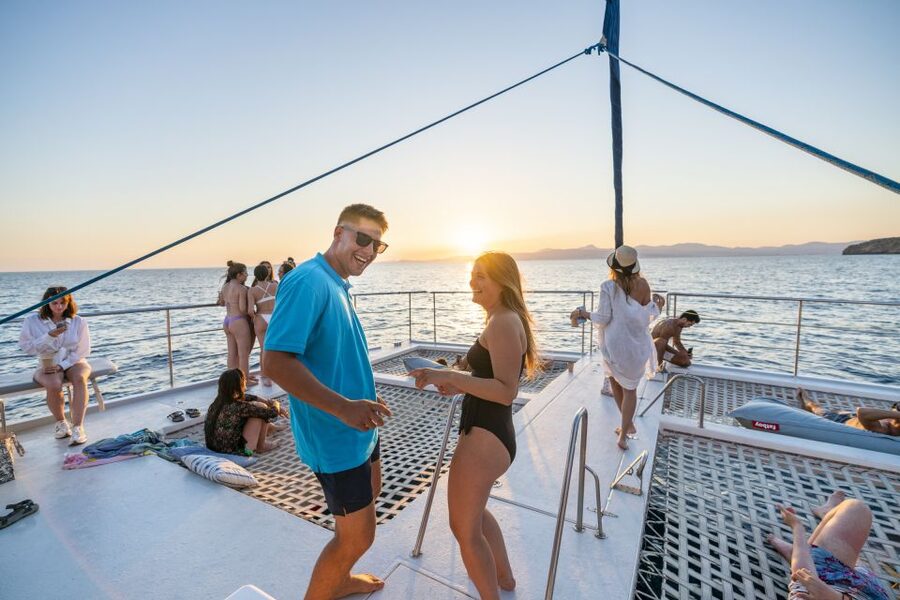 Palma: Catamaran Cruise with Swimming and Snorkelling - Music, atmosphere, and space aboard